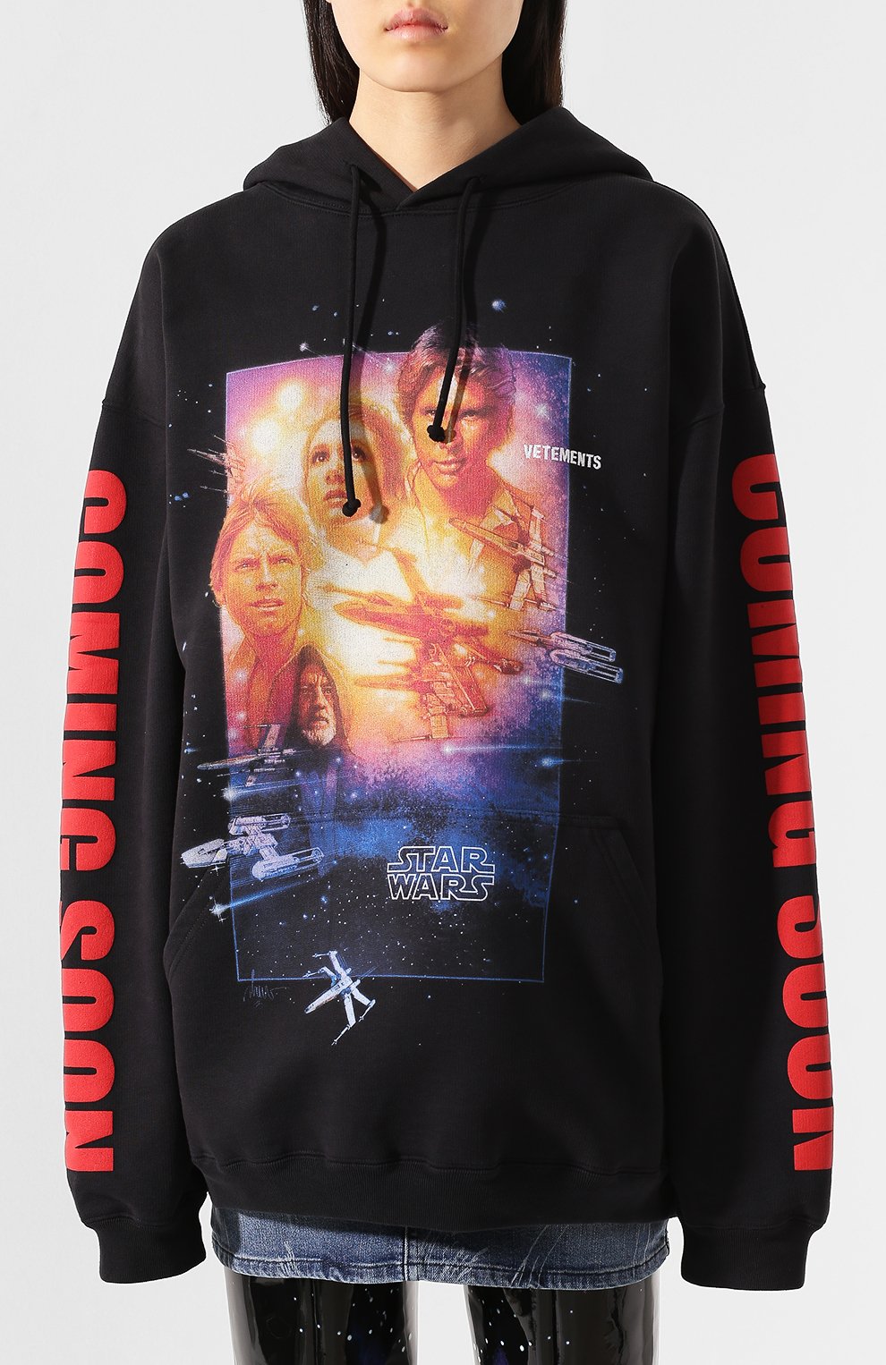 Хлопковое худи star wars x vetements xl VETEMENTS, арт. USW21LS019 1602/W, фото 3