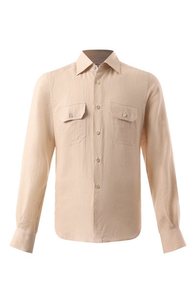 Мужская льняная рубашка KITON, арт. UCWMH0928605