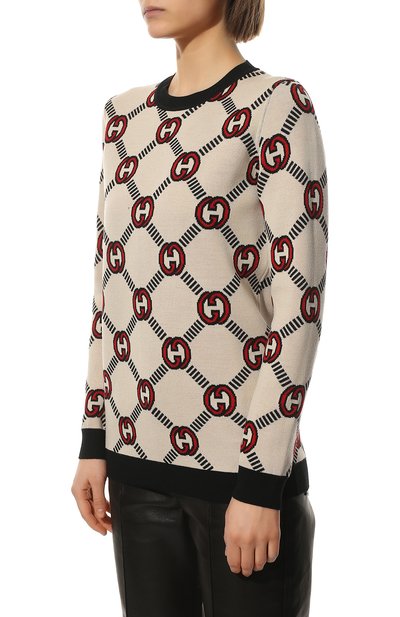 Шерстяной пуловер GUCCI, арт. 678307/XKB7T, фото 3