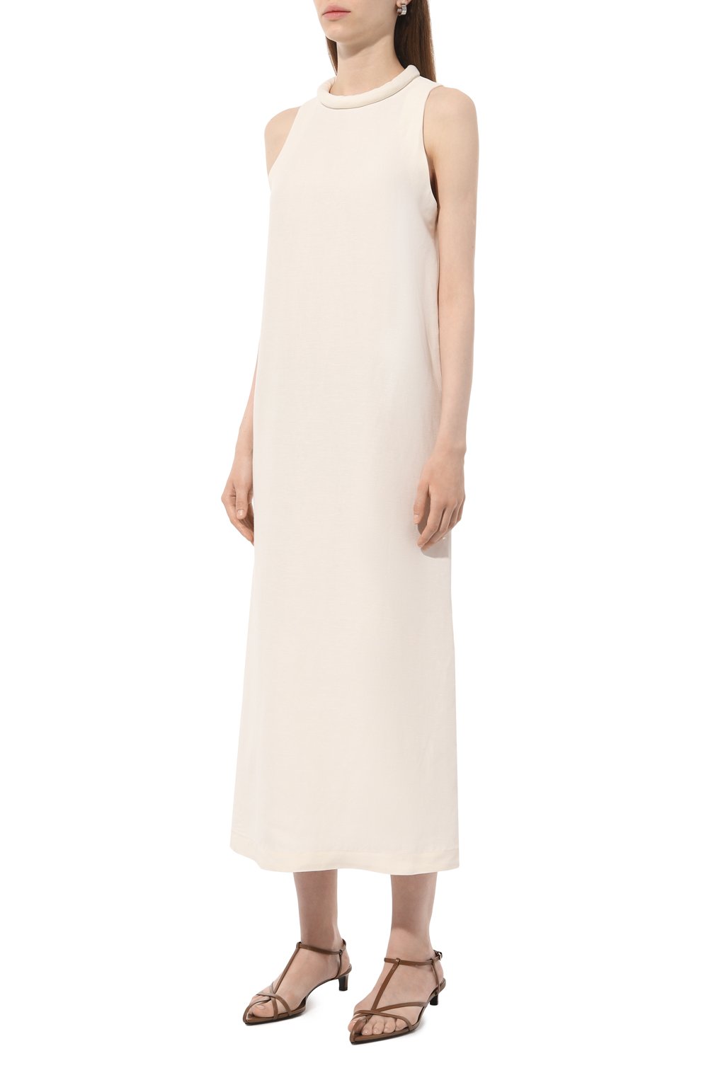 Платье из вискозы и льна LOULOU DE SAISON, арт. RIVIDA, фото 3