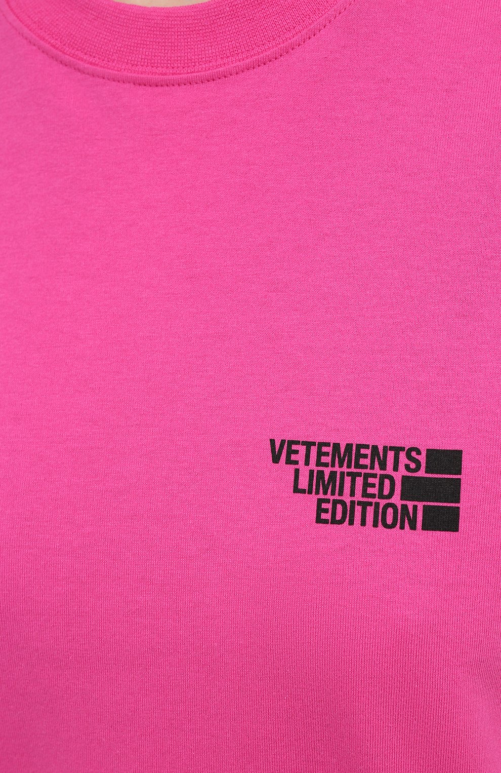 Хлопковая футболка VETEMENTS, арт. UE51TR720P 1611/W, фото 5