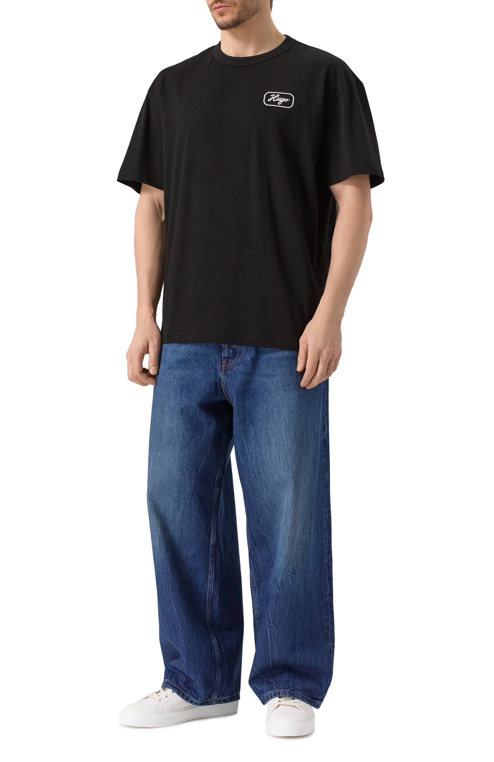 Хлопковая футболка HUGO BLUE, арт. 50534754, фото 2