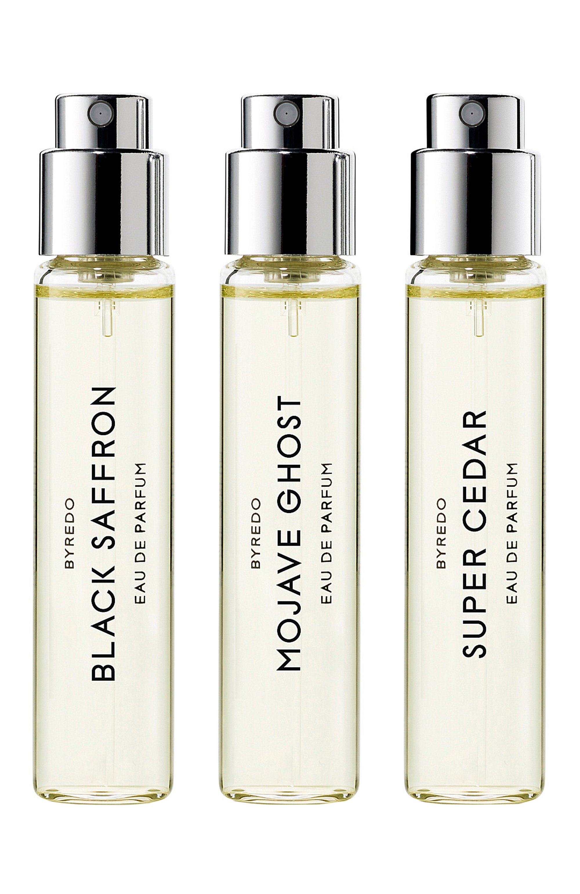 Парфюмерный набор la sélection boisée: mojave, s.cedar, black saffron (3x12ml) BYREDO, арт. 10000123, фото 1