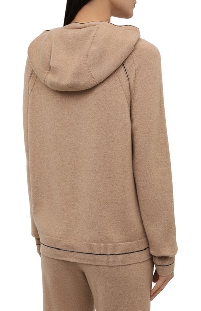 Кашемировый кардиган LORO PIANA бежевого цвета по цене 263000 руб., арт. FAL7041, фото 4 Кашемировый кардиган LORO PIANA, арт. FAL7041, фото 4
