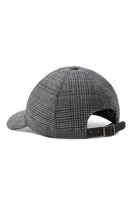 Шерстяная бейсболка Brunello Cucinelli MCAP90069P Серый  MCAP90069P Фото 2