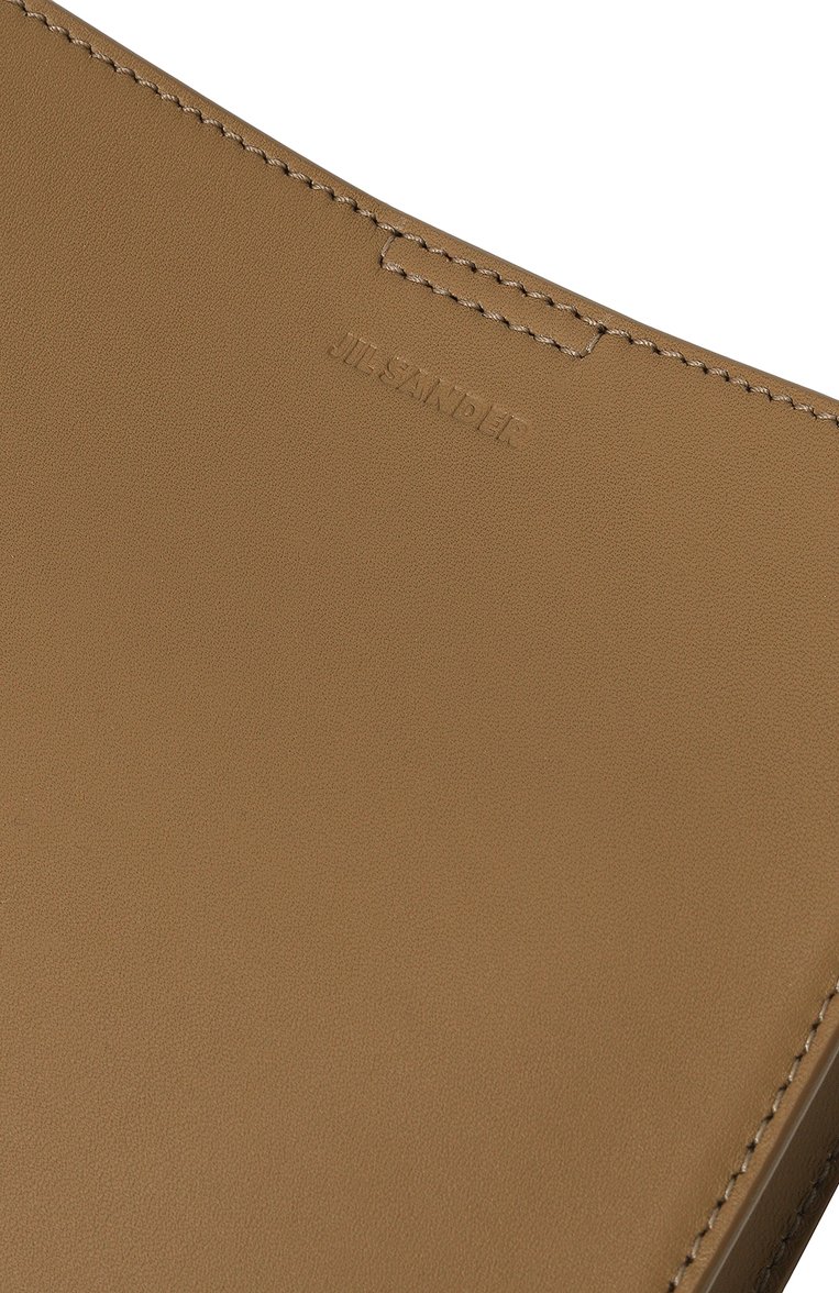 Мужская сумка tangle JIL SANDER хаки цвета, арт. J25WG0003/P5995 | Фото 3 (Размер: mini; Ремень/цепочка: На ремешке; Материал: Натуральная кожа)