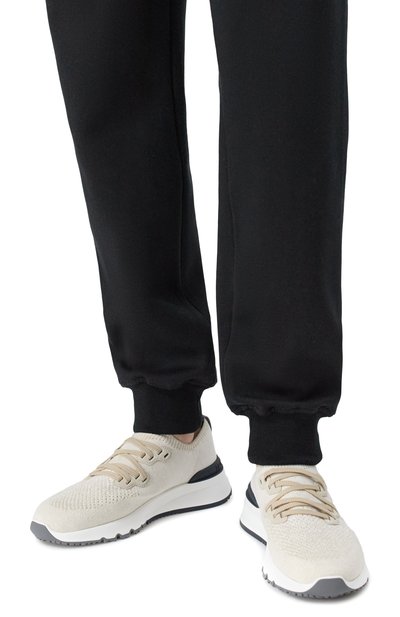 Текстильные кроссовки BRUNELLO CUCINELLI, арт. MZUKIS0250, фото 3