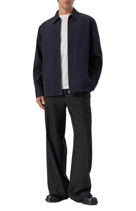 Шерстяная куртка-рубашка Jil Sander J22DL0249/J40002 Синий  J22DL0249/J40002 Фото 2