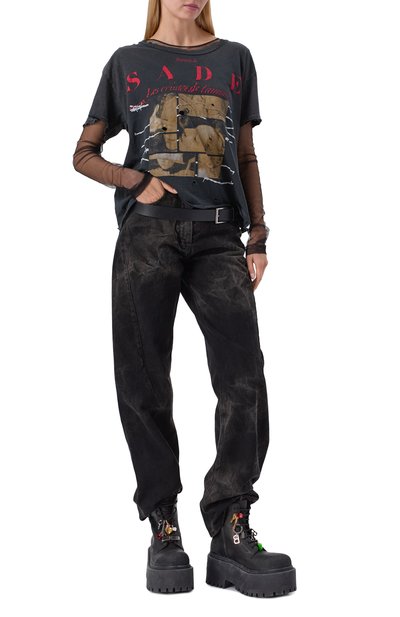 Хлопковая футболка ENFANTS RICHES DEPRIMES, арт. 010-868/C0TT0N, фото 3