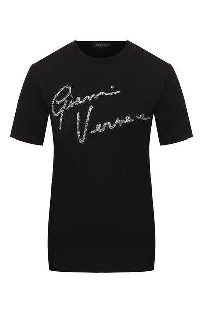 Женская хлопковая футболка VERSACE, арт. A85751/A228806