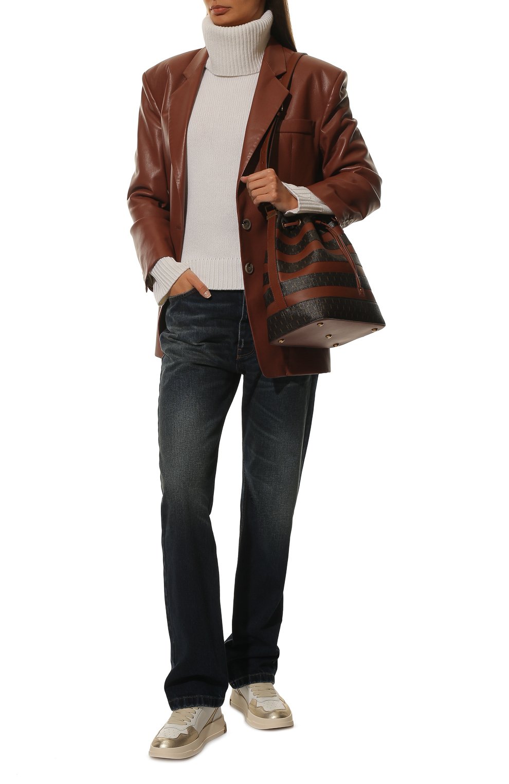 Кобминированные кеды tweener GHOUD, арт. E12ITWLWBL02, фото 2