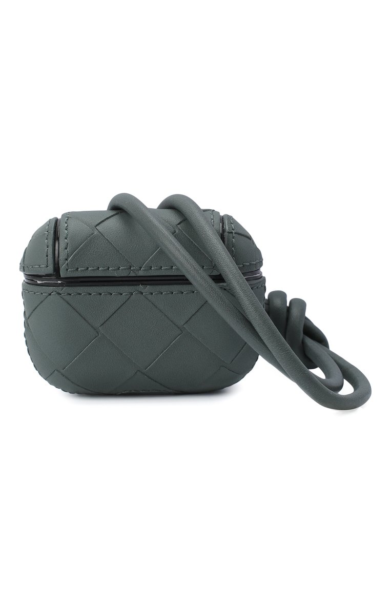 Чехол для airpods pro BOTTEGA VENETA светло-серого цвета, арт. 630338/VCPQ1 | Фото 4 (Женское Кросс-КТ: Кожа AirPods; Региональные ограничения белый список (Axapta Mercury): RU, Не проставлено; Нос: Не проставлено)