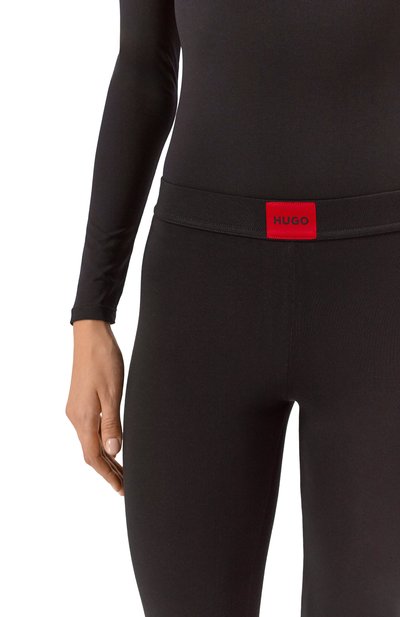 Легинсы HUGO черного цвета по цене 8295 руб., арт. 50492277, фото 5 Легинсы HUGO, арт. 50492277, фото 5
