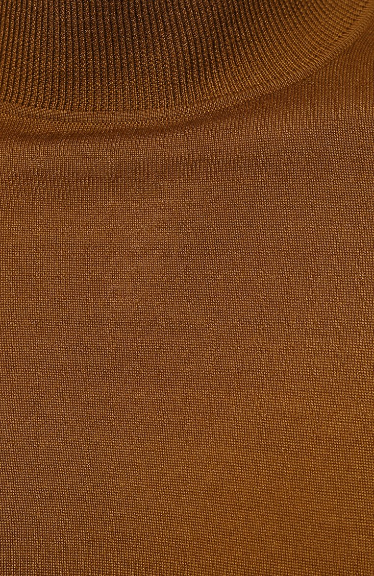 Мужской водолазка из кашемира и шелка MVST коричневого цвета, арт. BM18-306PLG0 | Фото 5 (Материал внешний: Шерсть, Шелк, Кашемир; Мужское Кросс-КТ: Водолазка-одежда; Принт: Без принта; Стили: Кэжуэл; Материал сплава: Проставлено; Драгоценные камни: Проставлено; Рукава: Длинные; Длина (для топов): Стандартные)