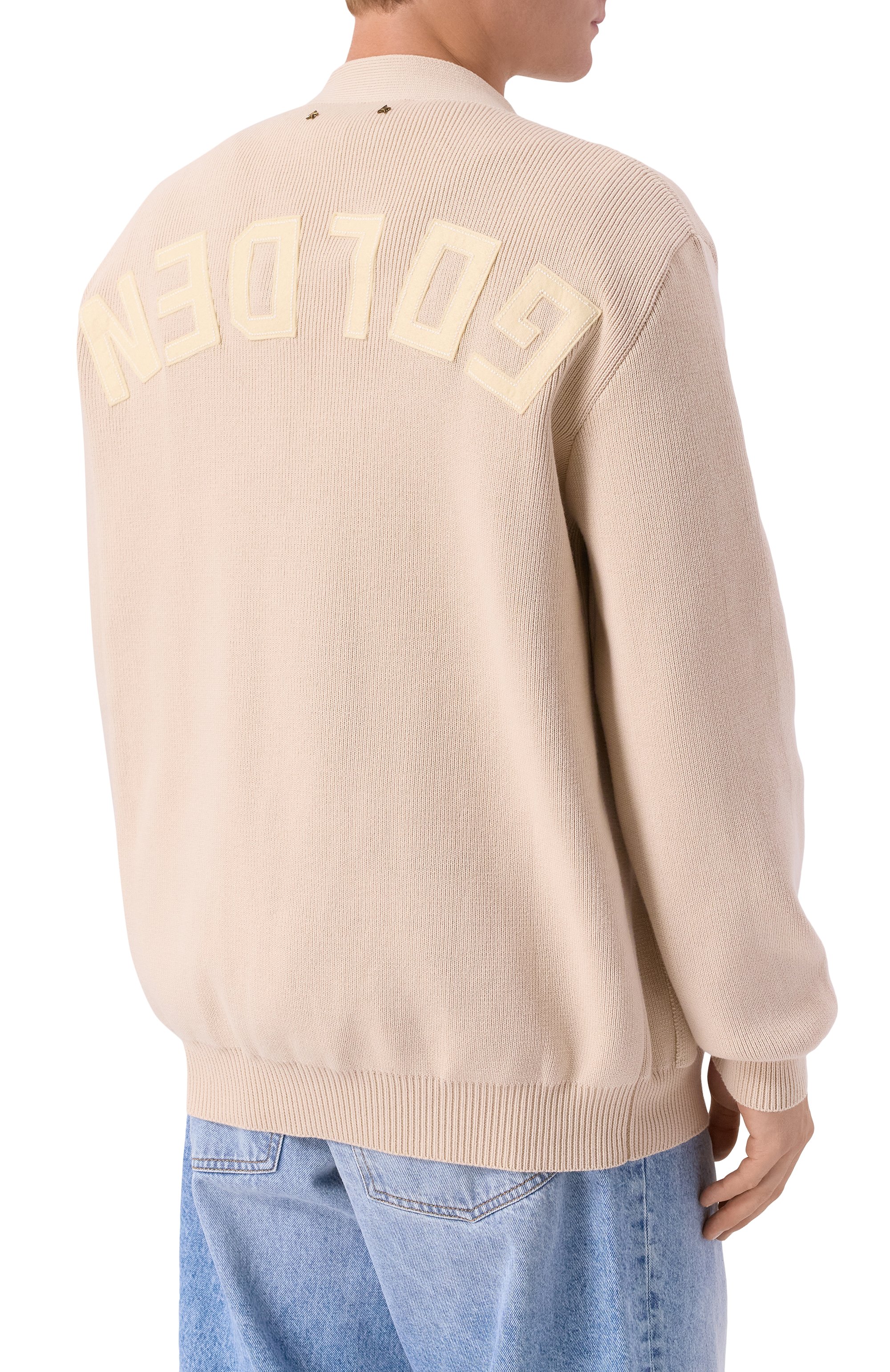 Хло�пковый кардиган GOLDEN GOOSE DELUXE BRAND, арт. GMP00946.P001972, фото 3