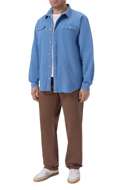 Мужская джинсовая рубашка PAUL&SHARK, арт. 26413280