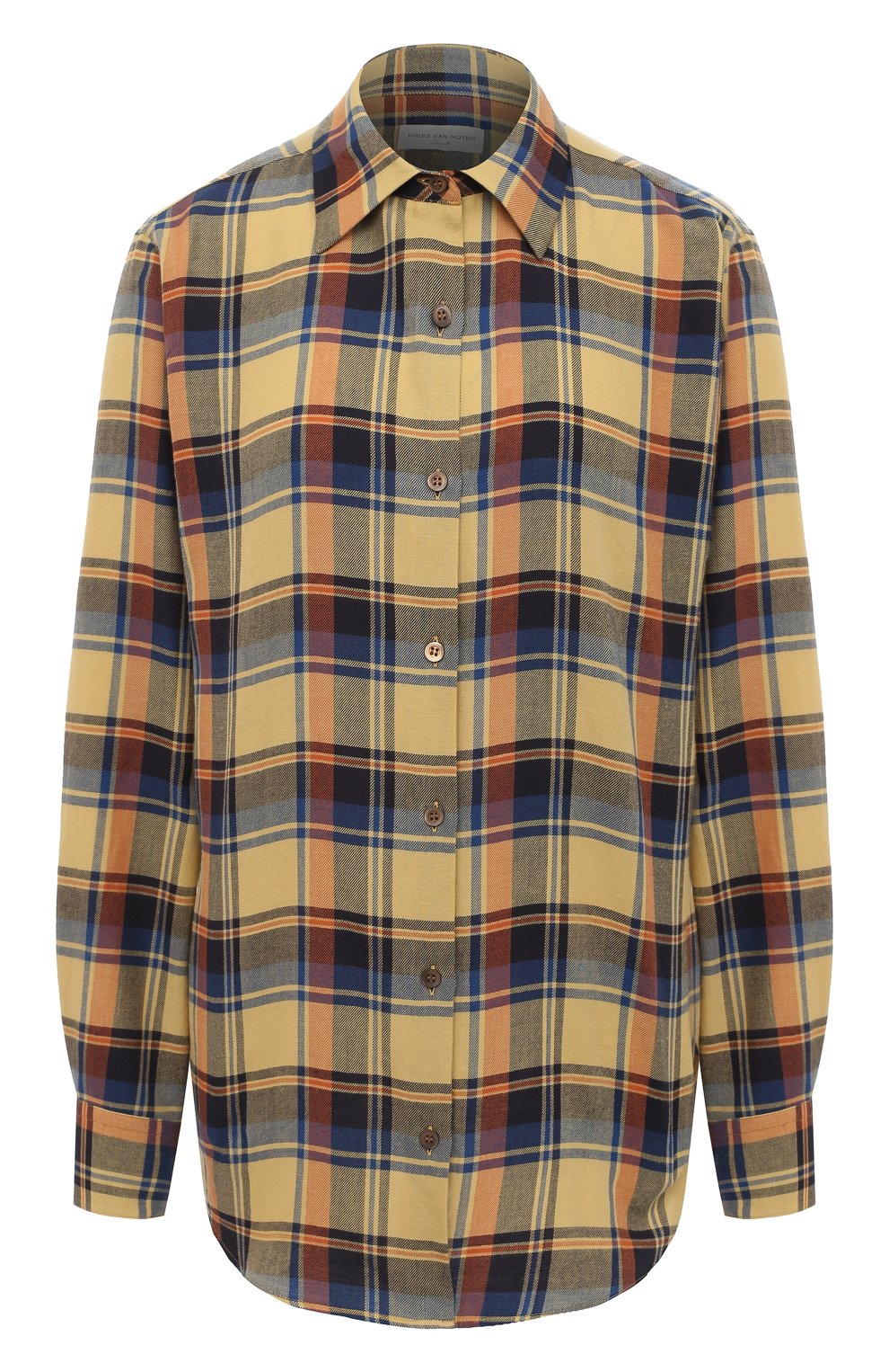Хлопковая рубашка DRIES VAN NOTEN, арт. 202-10772-1212, фото 1
