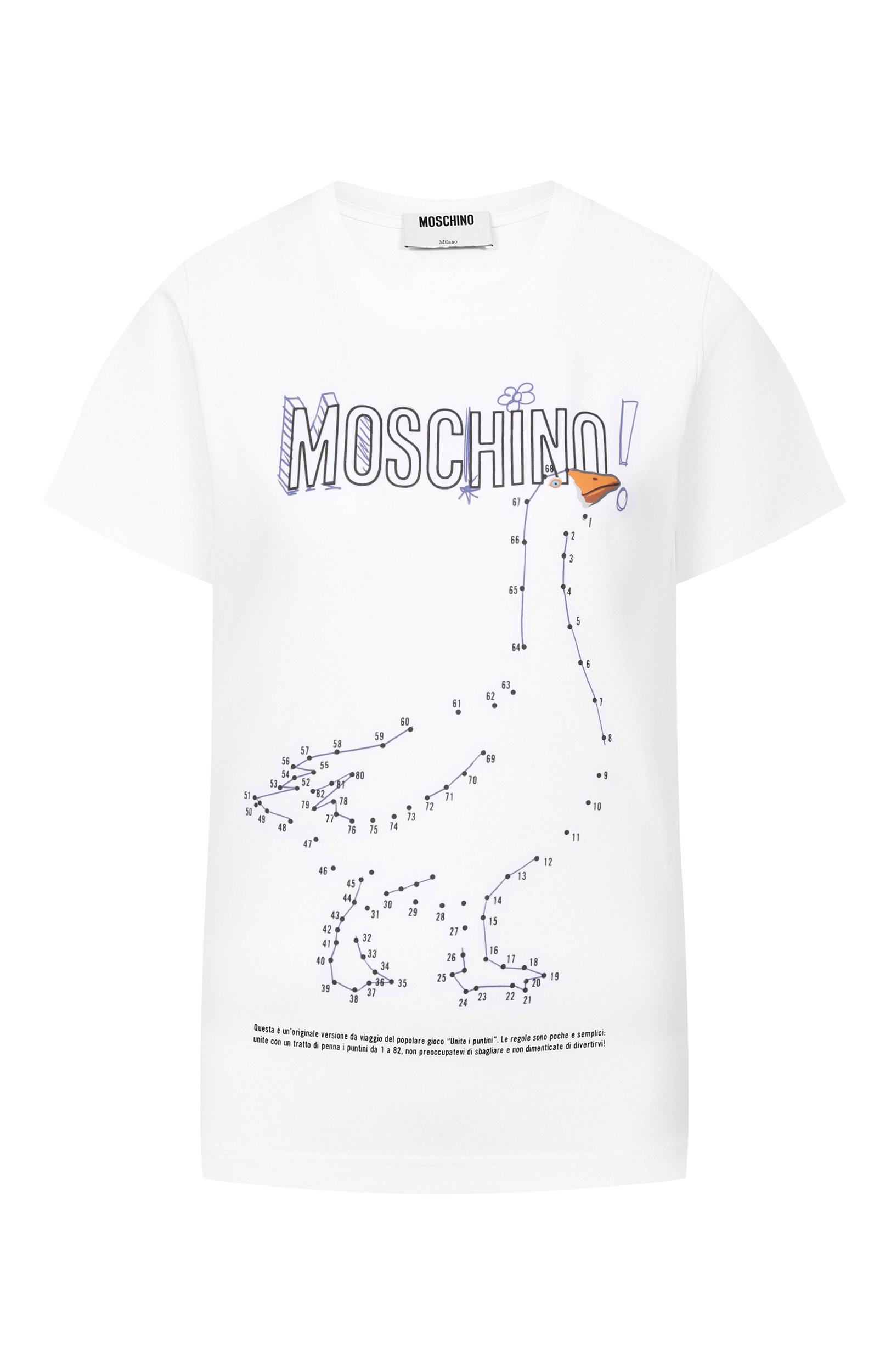 Хлопков ая футболка MOSCHINO, арт. J0719/5541, фото 1