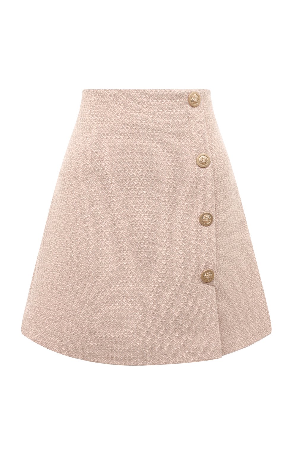 Шерстяная юбка SEVEN LAB розового цвета по цене 13650 руб., арт. SST.05.320.181, фото 1 Шерстяная юбка SEVEN LAB, арт. SST.05.320.181, фото 1