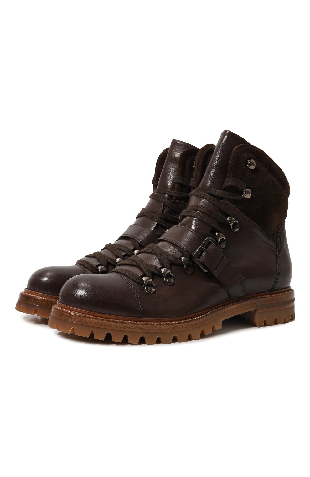 Кожаные ботинки KITON, арт. D56811NX0605, фото 1