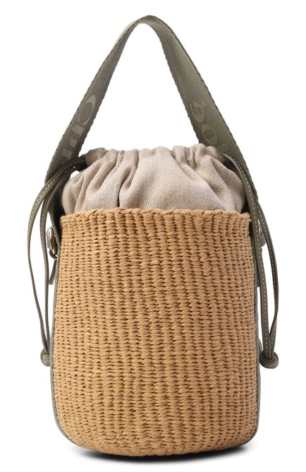 Женская сумка chloé x mifuko woody small CHLOÉ, арт. CHC23AS381L18