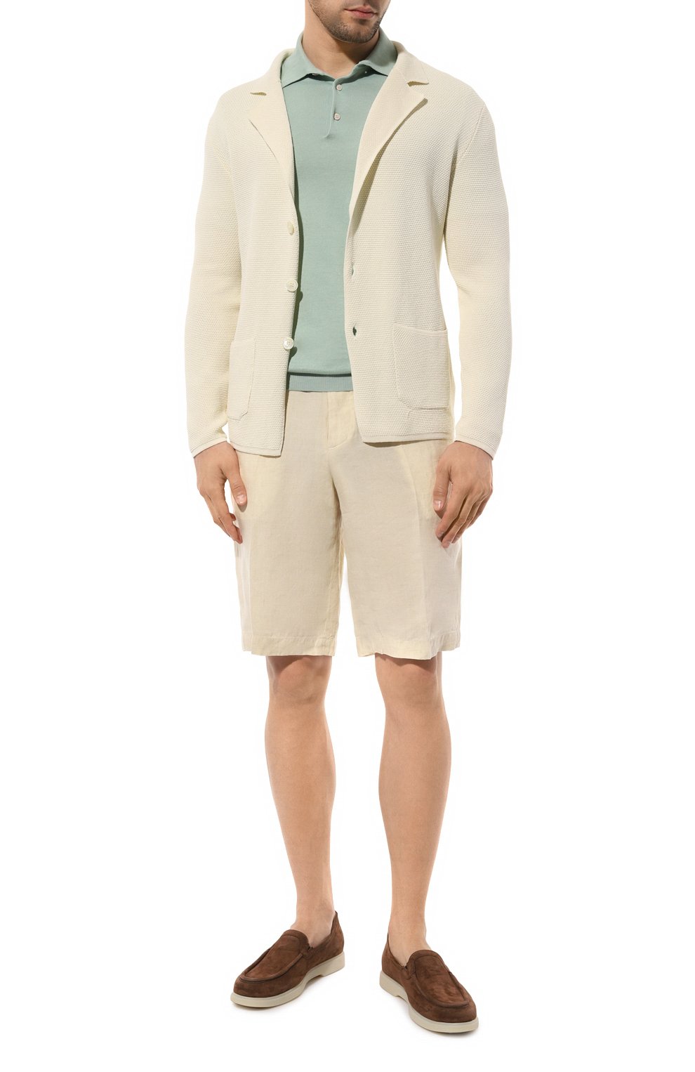 Льняные шорты ZEGNA, арт. UDI32A7/TB11, фото 2