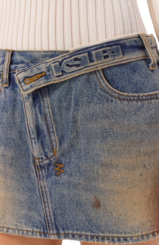 Джинсовая юбка Ksubi WFA25SK012 Синий  WFA25SK012 Фото 5