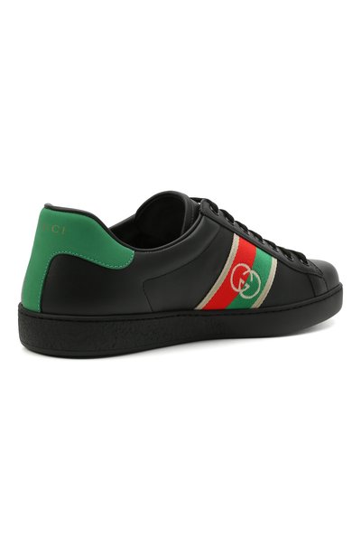 Кожаные кеды ace GUCCI, арт. 644749/1XGM0, фото 4