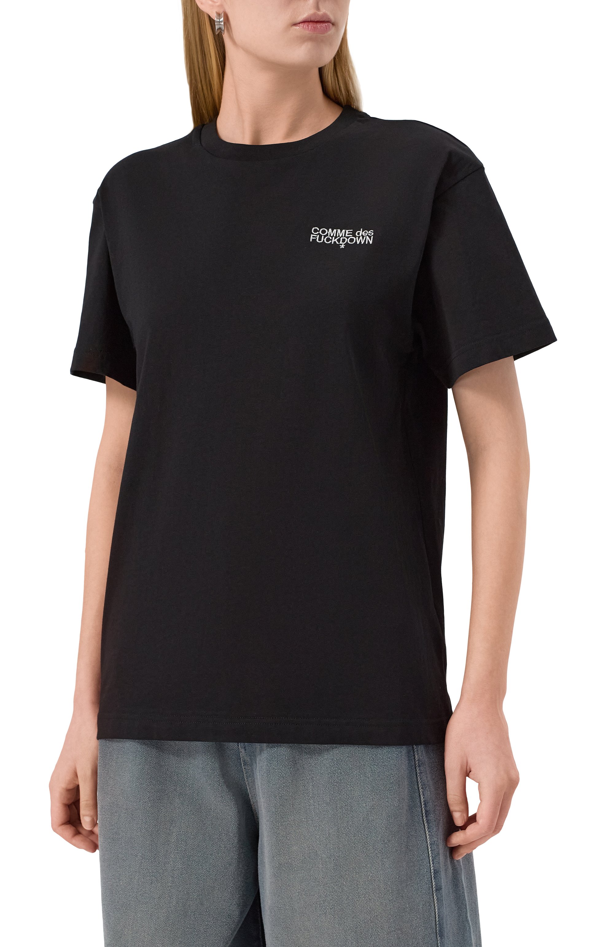 Хлопковая футболка COMME DES FUCKDOWN, арт. CFABW01213, фото 3
