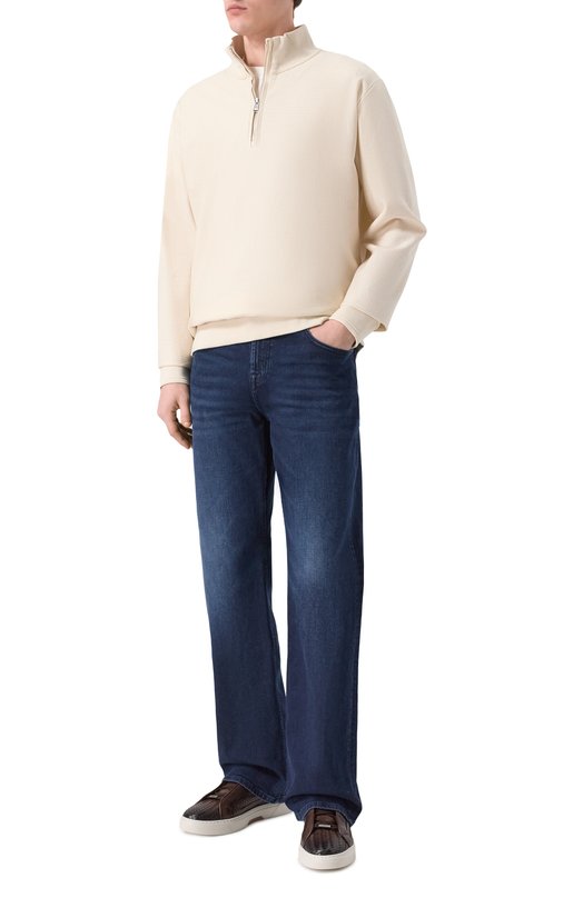 Анорак из хлопка и лиоцелла BOSS 50555280 Кремовый  50555280 Фото 2