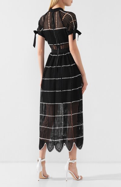 Вязаное платье-миди SELF-PORTRAIT, арт. SP20-076M, фото 4