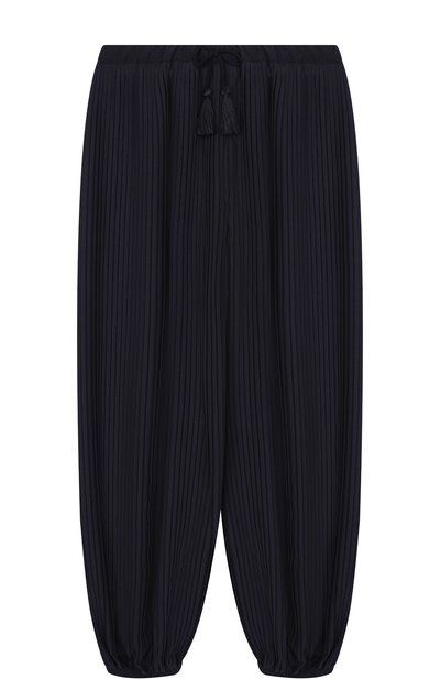 Плиссированные брюки свободного кроя с поясом на кулиске CHLOÉ, арт. C14537/14A, фото 1