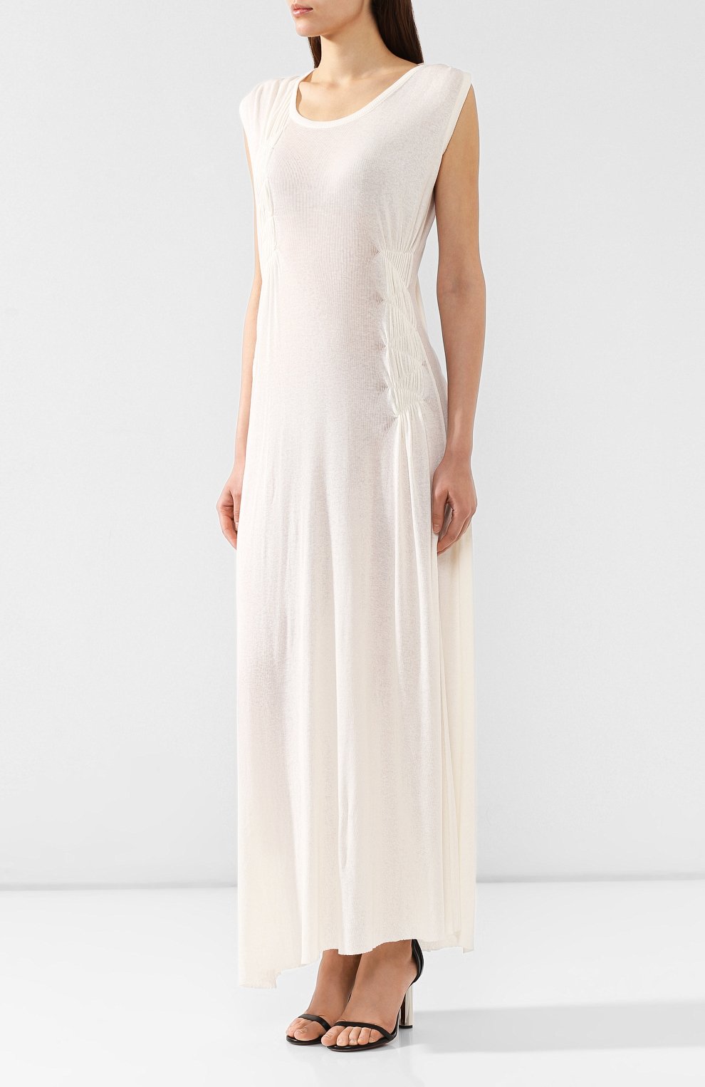 Платье из смеси хлопка и кашемира ANN DEMEULEMEESTER, арт. 1901-2482-230-020, фото 3