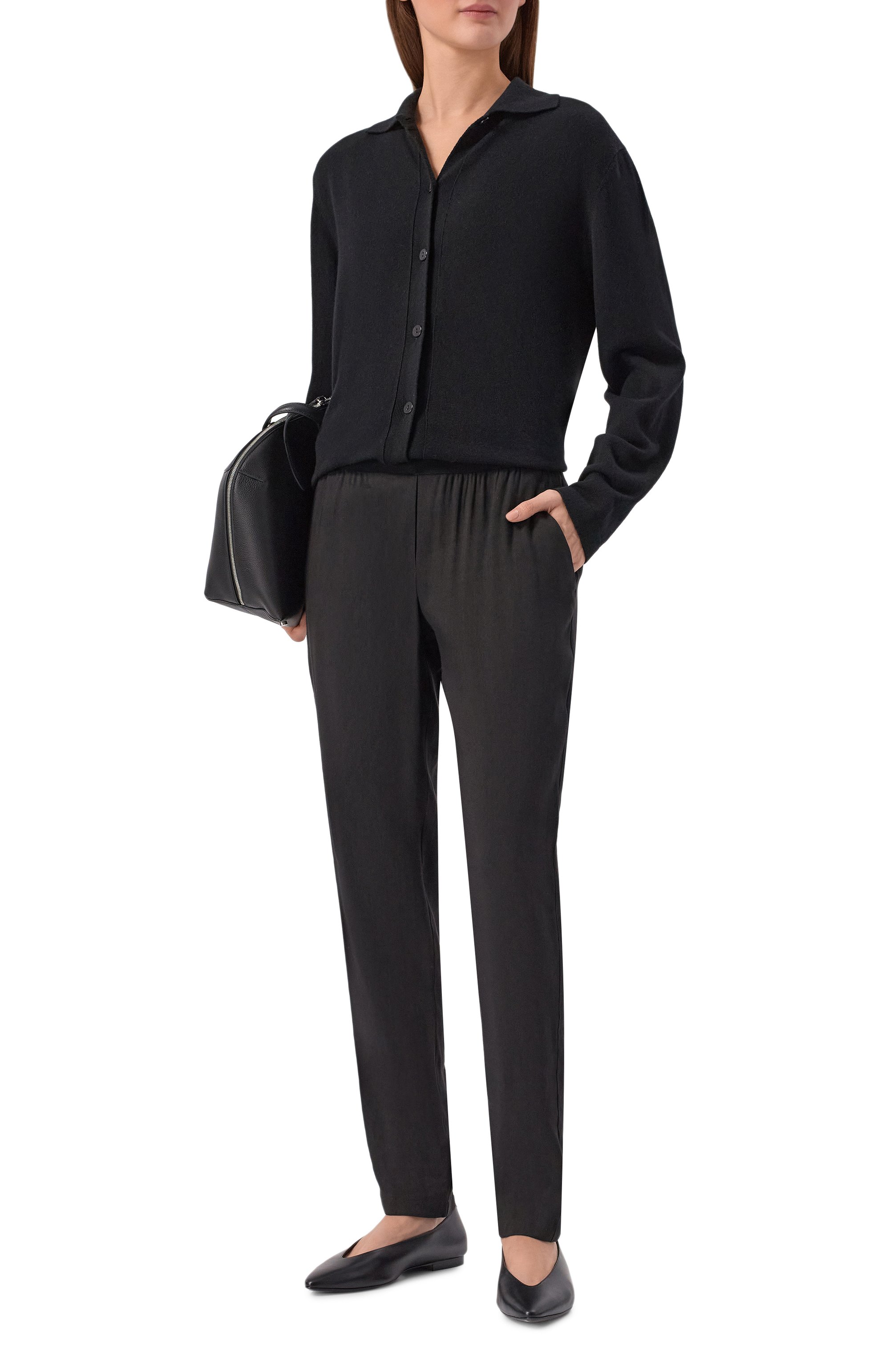 Брюки изо льна и вискозы LORENA ANTONIAZZI, арт. P2640PA80Q/3347, фото 2