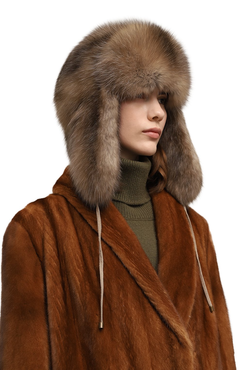 Меховая шапка-ушанка из соболя VICTORIA KUSENKOVA, арт. 093600005094, фото 2