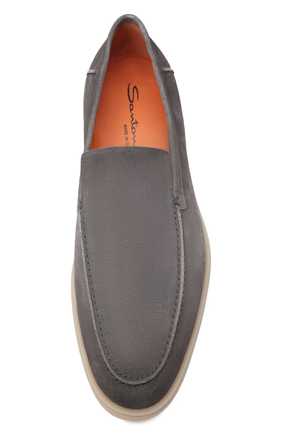 Замшевые лоферы SANTONI, арт. MGDT17459TAAEPMSG62, фото 5