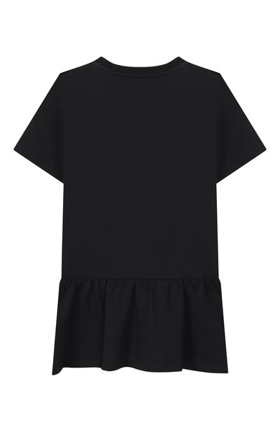 Хлопковое платье MOSCHINO черного цвета по цене 10850 руб., арт. HDV0HL/LCA19_001, фото 2 Хлопковое платье MOSCHINO, арт. HDV0HL/LCA19_001, фото 2