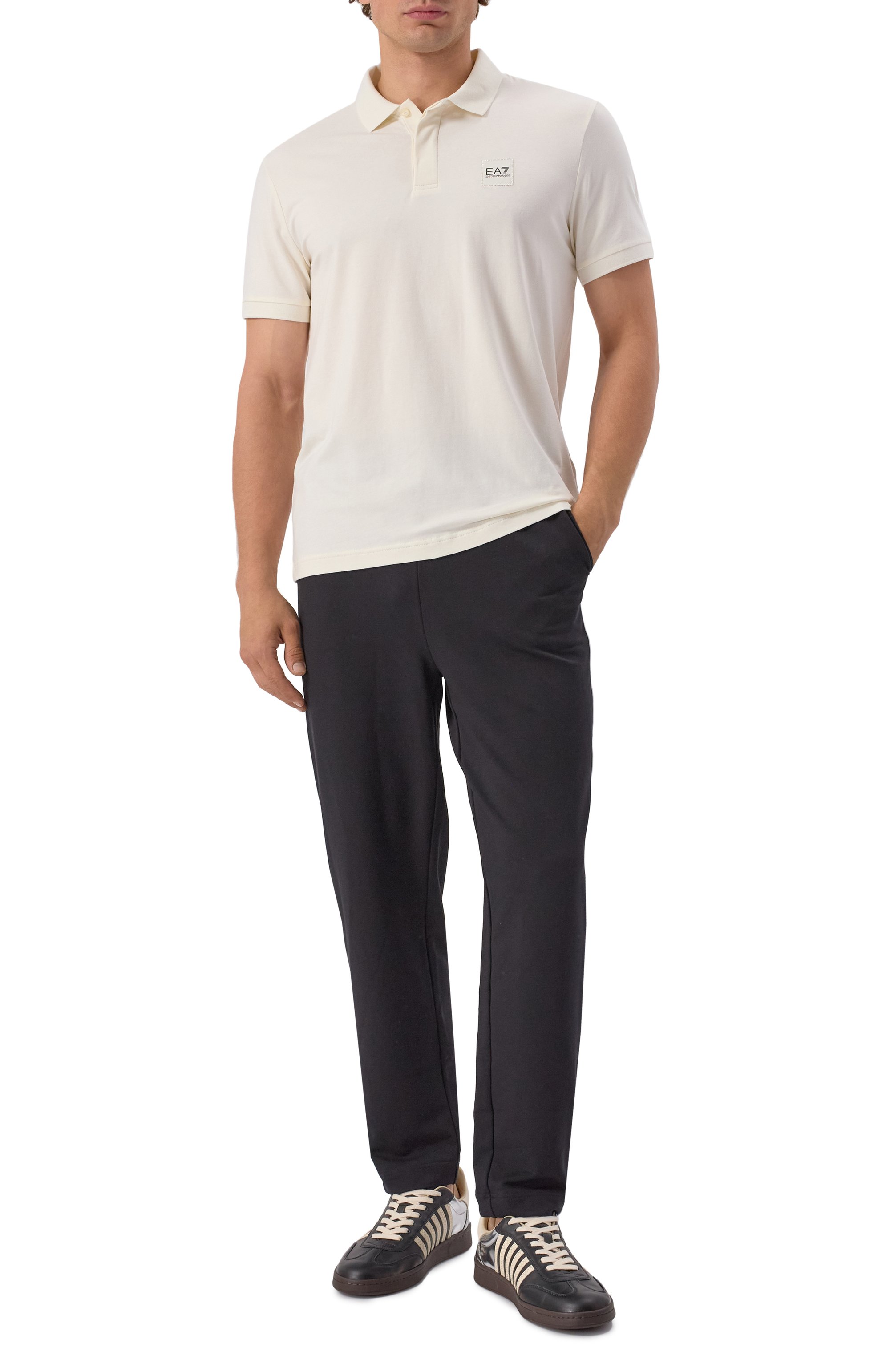 Хлопковое поло EA7, арт. 7M000901/AF10373, фото 2