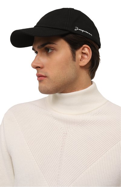Хлопковая бейсболка JACQUEMUS, арт. 22E/216AC009-5001, фото 2