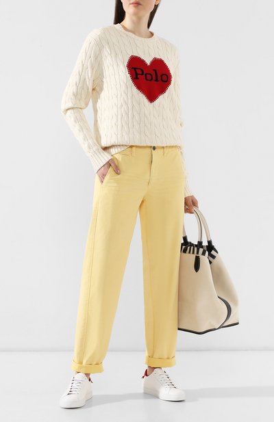 Хлопковый пуловер POLO RALPH LAUREN, арт. 211752560, фото 2