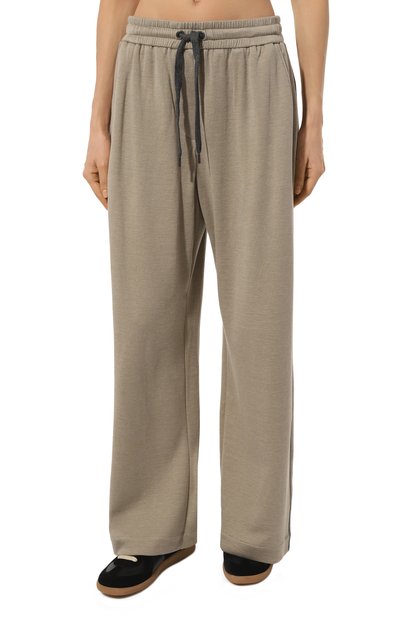 Брюки из хлопка и шелка BRUNELLO CUCINELLI, арт. MD828SM689, фото 3