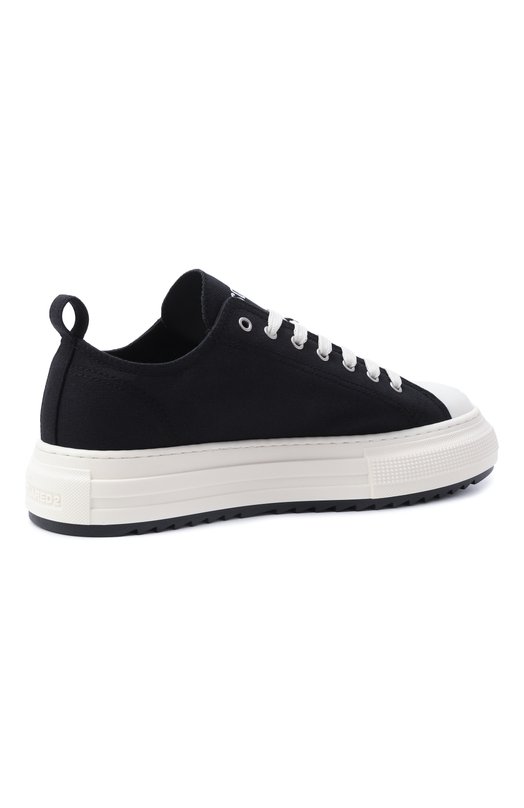 Текстильные кеды Berlin Dsquared2 SNM0457/00300001 Чёрный  SNM0457/00300001 Фото 5