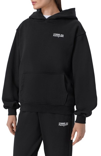 Хлопковое худи COMME DES FUCKDOWN, арт. CFABW01550, фото 3