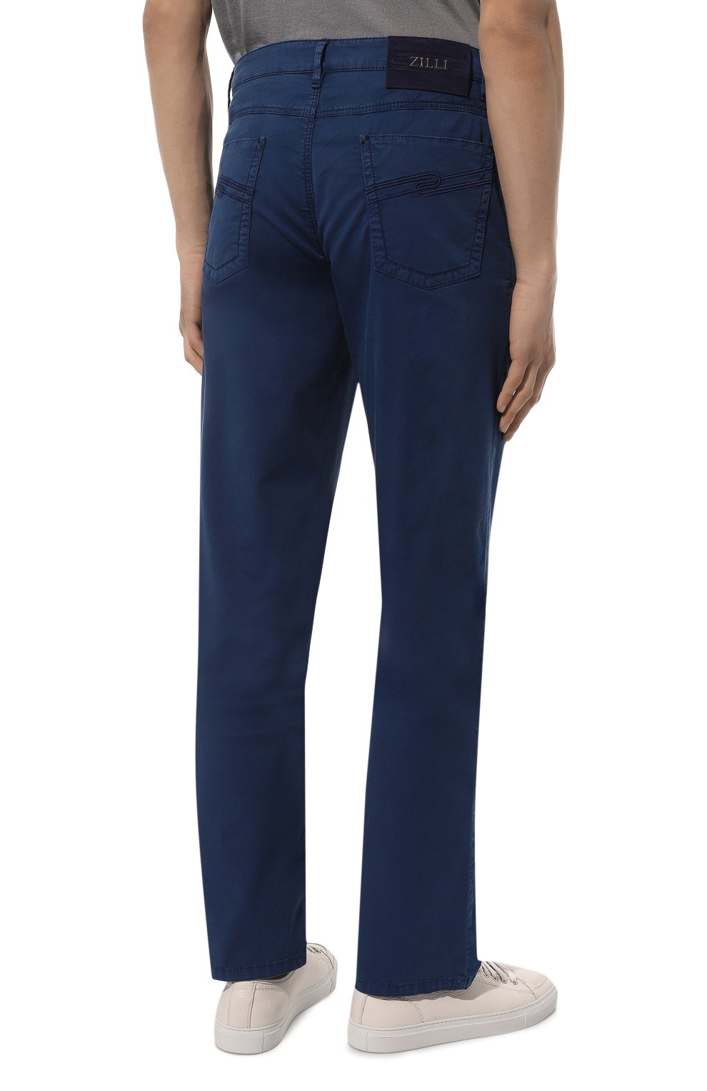 Хлопковые брюки ZILLI, арт. M0Z-D0141-C0TP1/R001, фото 4