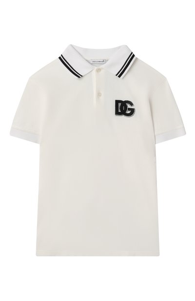 Хлопковое поло DOLCE & GABBANA, арт. L4JTGW/G708A/8-14, фото 1