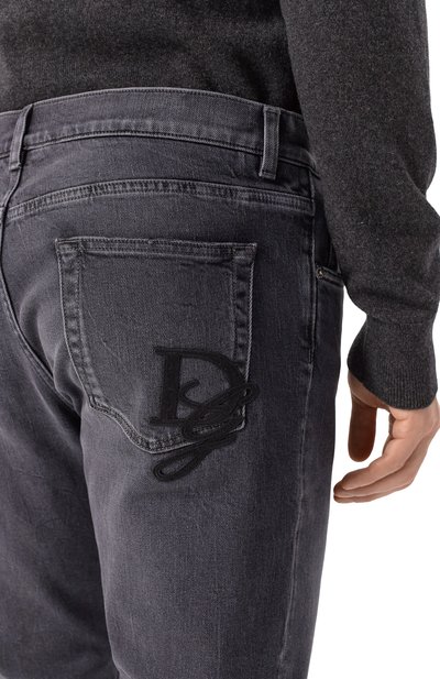 Джинсы slim DOLCE & GABBANA темно-серого цвета по цене 95050 руб., арт. GY07CZ/G8MV4, фото 5 Джинсы slim DOLCE & GABBANA, арт. GY07CZ/G8MV4, фото 5