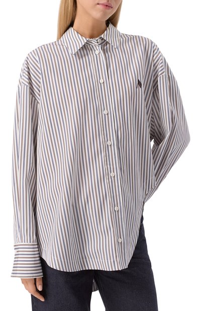 Хлопковая рубашка THE ATTICO, арт. 251WCH00004/CCC117AA, фото 3