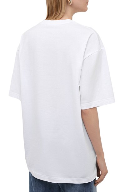 Хлопковая футболка ACNE STUDIOS, арт. CL0101/W, фото 4