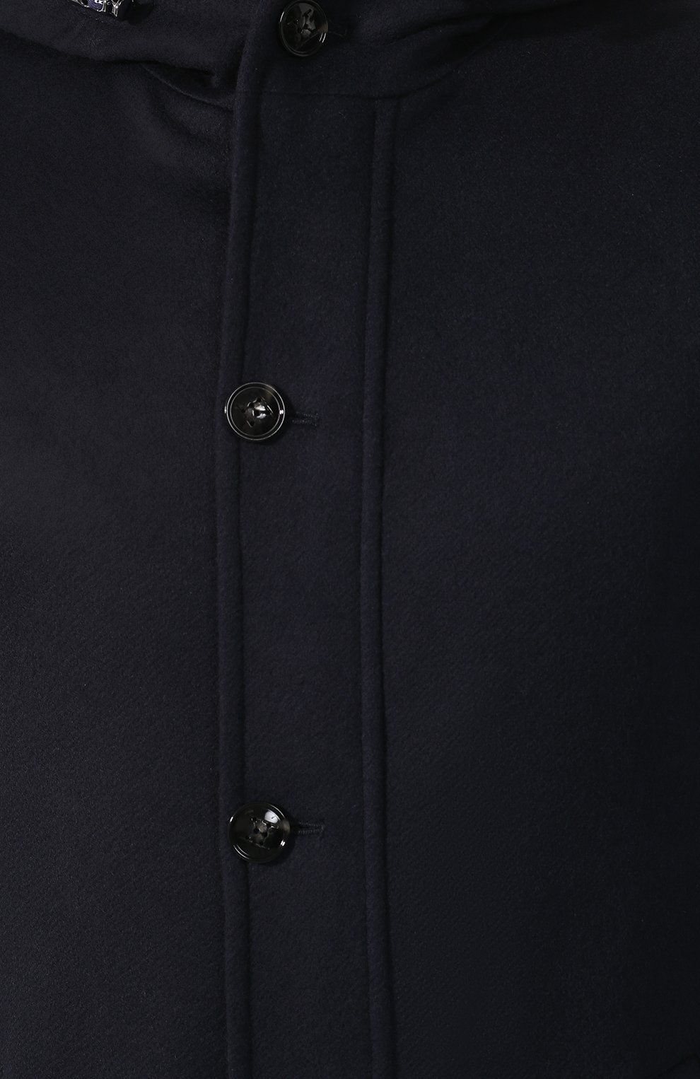 Кашемировое пальто с подкладкой из бобра KITON, арт. UW0579MV03R75, фото 5