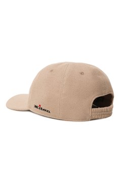 Мужская хлопковая бейсболка KITON бежевого цвета, арт. UCAPP25K0712D | Фото 3 (Материал сплава: Проставлено; Материал: Текстиль, Хлопок; Нос: Не проставлено)